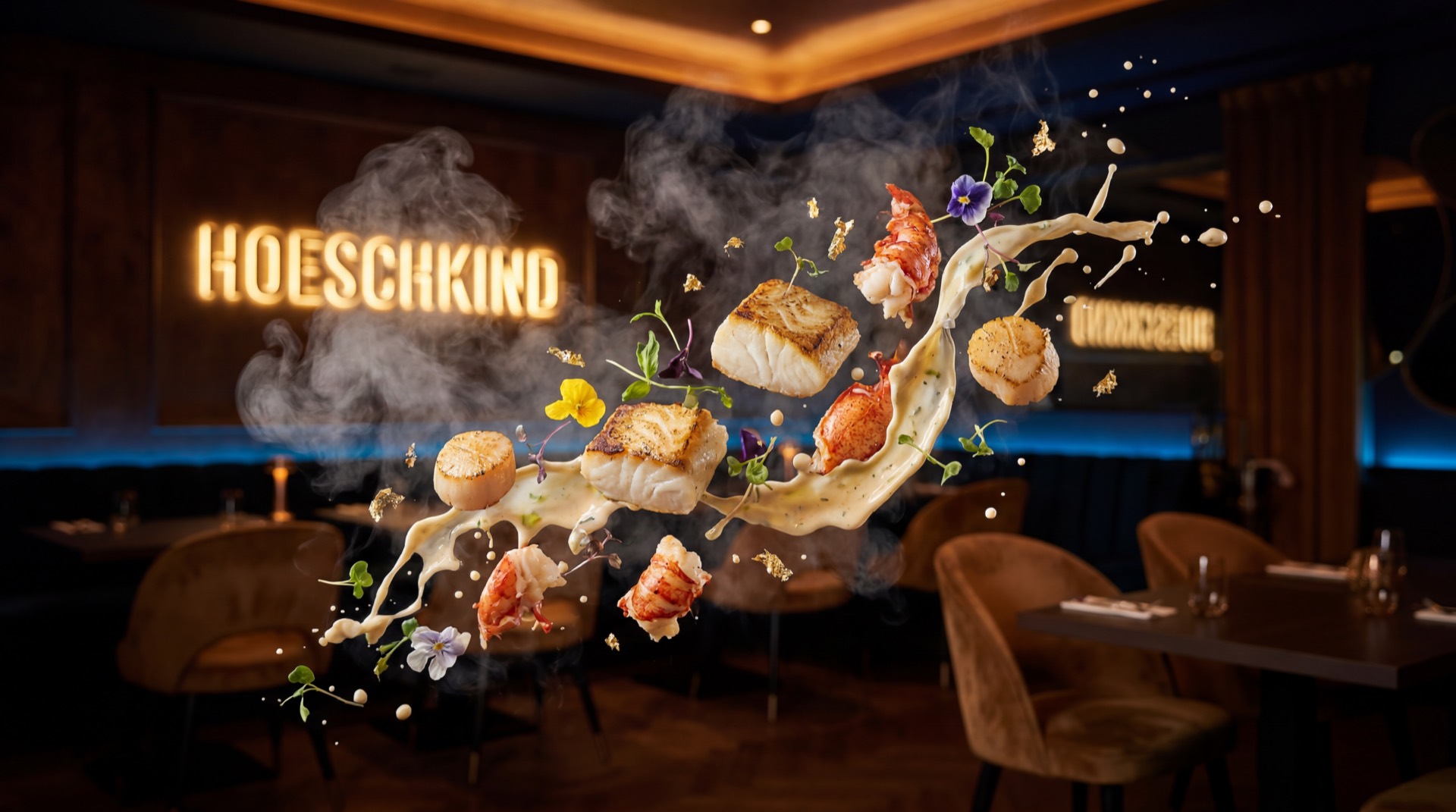 Gegrillter Fisch und Meeresfrüchte in Sashimi-Qualität im Hoeschkind Dortmund